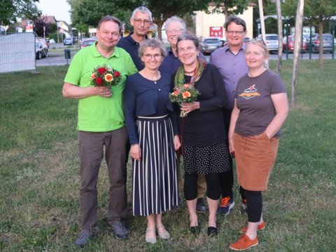 Gruppenbild des neuen Kreisvorstandes im Havelland