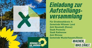 Einladung zur Aufstellungsversammlung