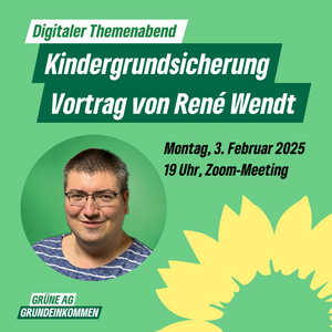 Vortrag Kindergrundsicherung mit René Wendt vom Bundesfamilienministerium